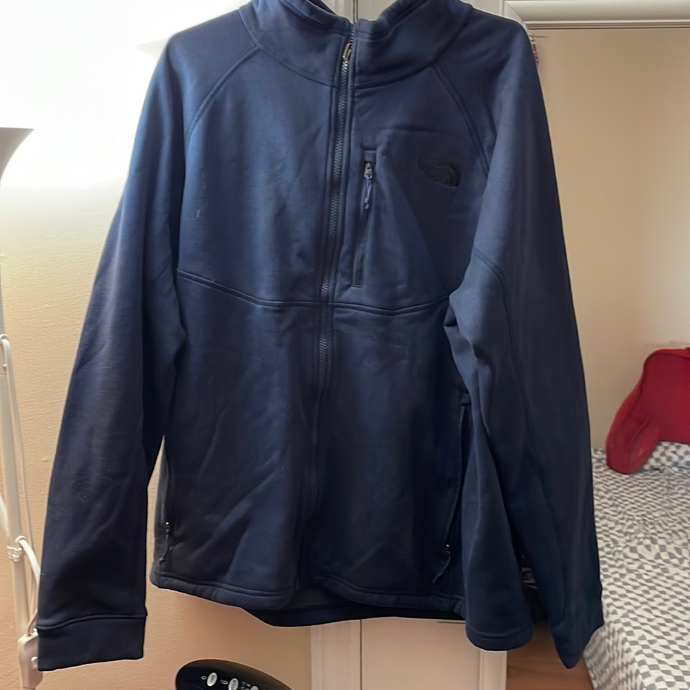 North Face Fleece Zip Up Pullover Sweater